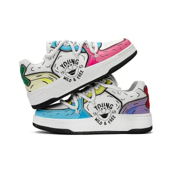 SESAME STREET Slip Resistant Cushioning Wear Resistant Breathable Height Increasing Low Top Skateboard Shoes Unisex