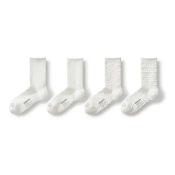 Bananain Mid Calf Socks Women's 4 Pack