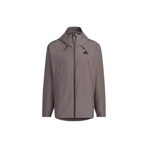 Adidas Jackets Men Charcoal Gray