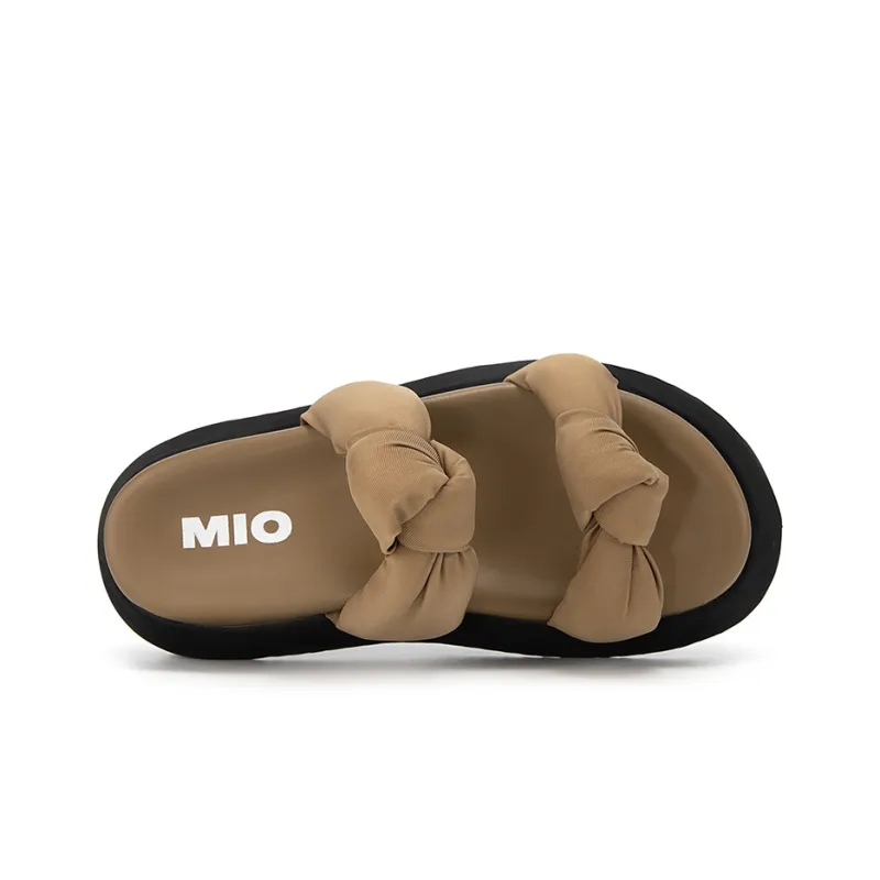 MIO Slide Slippers Women's Ecru/Khaki-10