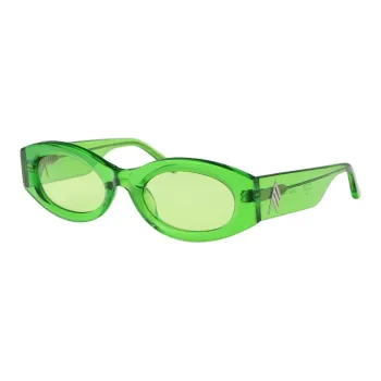 The Attico X The Attico Berta Oval Frame Sunglasses