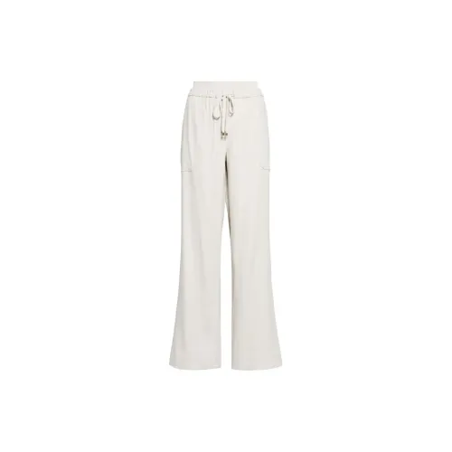 LORENA ANTONIAZZI Linen-blend Wide-leg Trousers