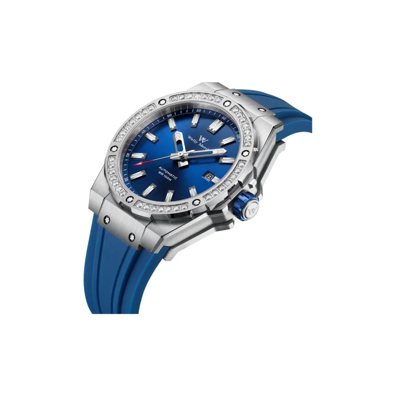 Welly Merck Automatic Mechanical Movement Men's Watches Black Dial-2