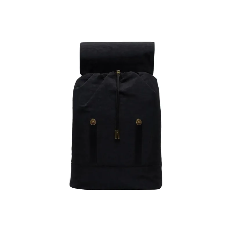 Herschel Genuine Leather Backpack Small Size Unisex Black-4