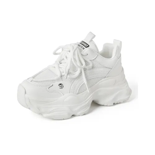 HUANAI Chunky Sneakers Women's Low-Top