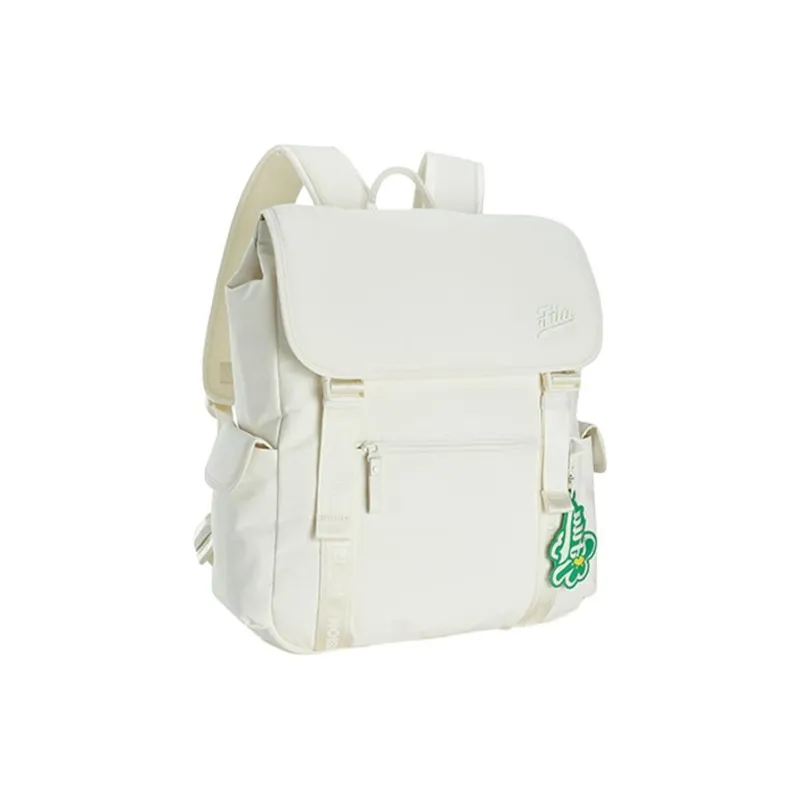FILA FUSION Fabric Backpack Regular Unisex Marshmallow White-2