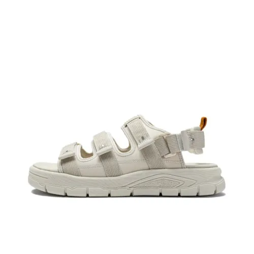 FAIRWHALE Beach Sandals Men Off White