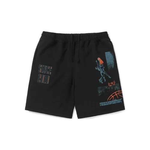 Thisisneverthat Casual Shorts Unisex Black