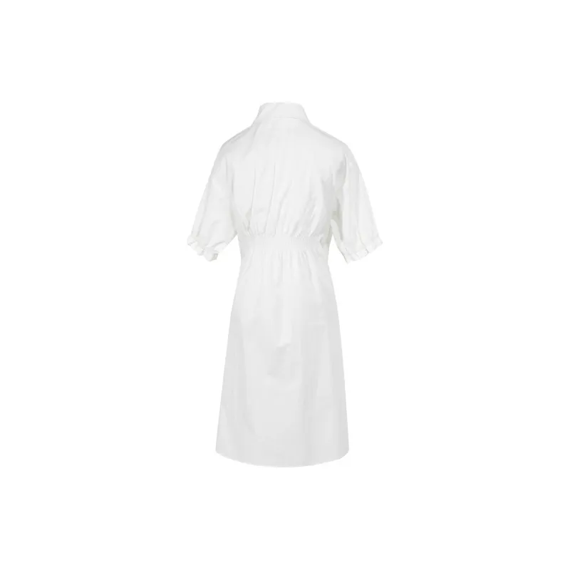 3COLOUR Short Sleeved Dress Women's Pearl White-1