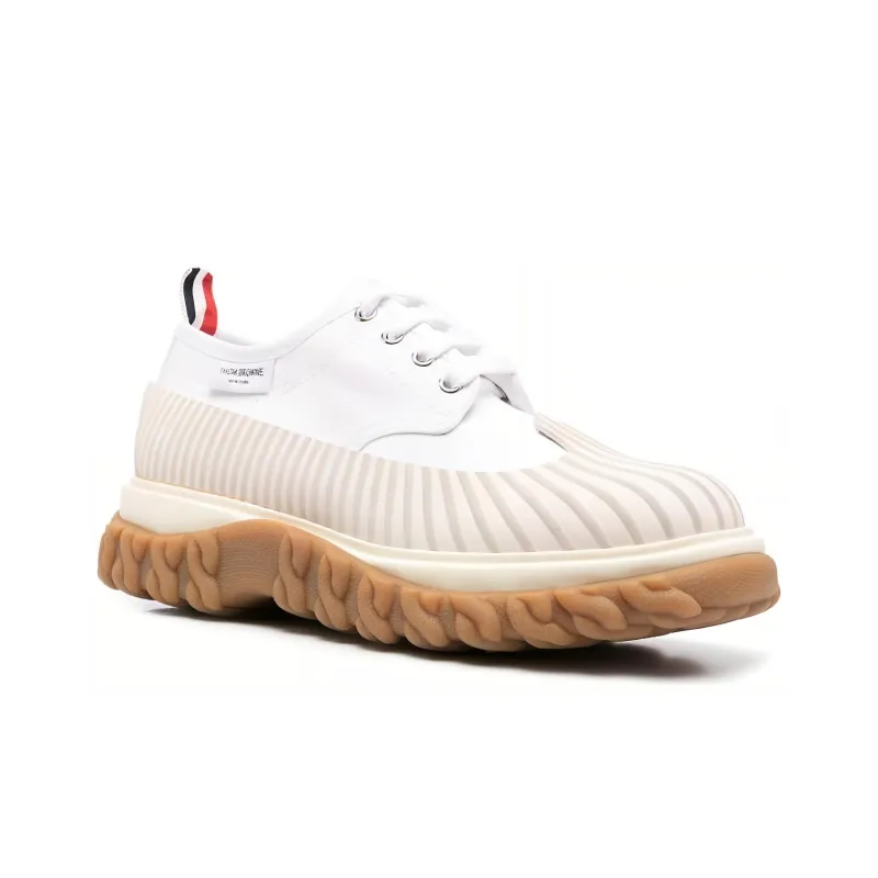 THOM BROWNE Molded-sole Lace-up Duck Shoes-2