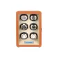 6 Watch Slot-[Fingerprint Version]Brown+Beige Yellow