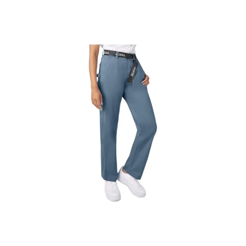 Dickies Relaxed Fit Carpenter Pants Cargo Pants Women's Blue-3