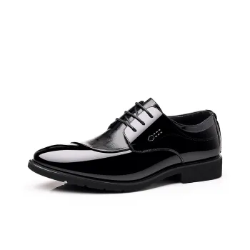 Batotem Dress Shoes Men Low Top Black