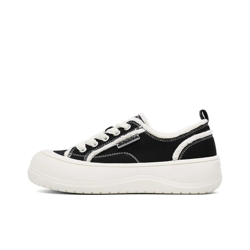 Dickies Low Top Skateboard Shoes Women's Black-0