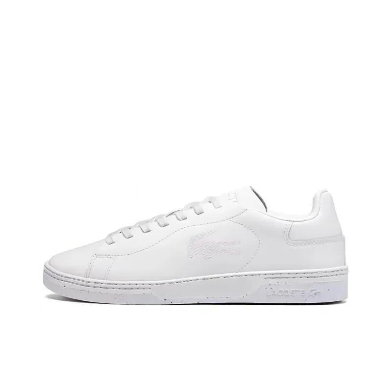 LACOSTE Low Top Skateboard Shoes Men's Ecru-0