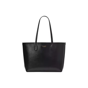 Kate Spade Saffiano Leather Tote Bag, Shopping Bag, Shoulder Bag, Handbag Tubas Women's Black