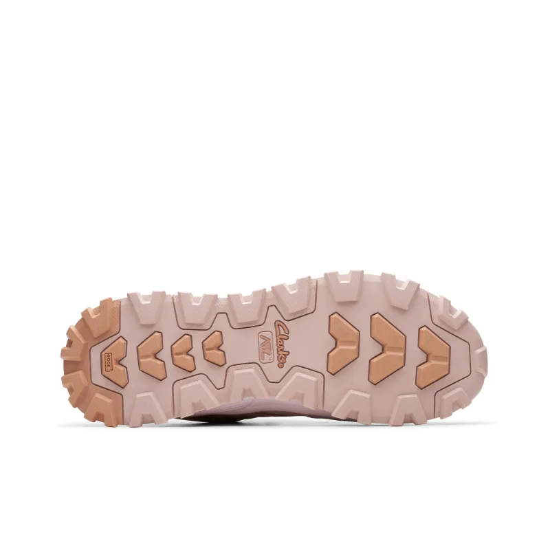 Clarks Breathable Low Top Outdoor Shoes Women's Pink-4
