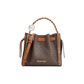 MICHAEL KORS Mina Small Signature Logo Chain Crossbody Bag