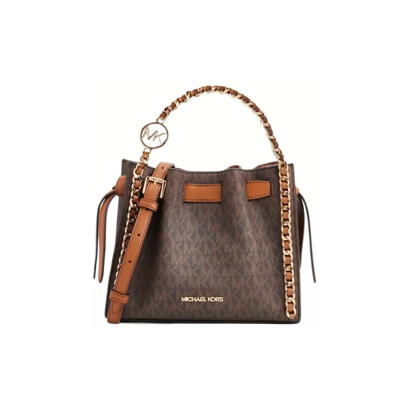 MICHAEL KORS Mina Small Signature Logo Chain Crossbody Bag-0