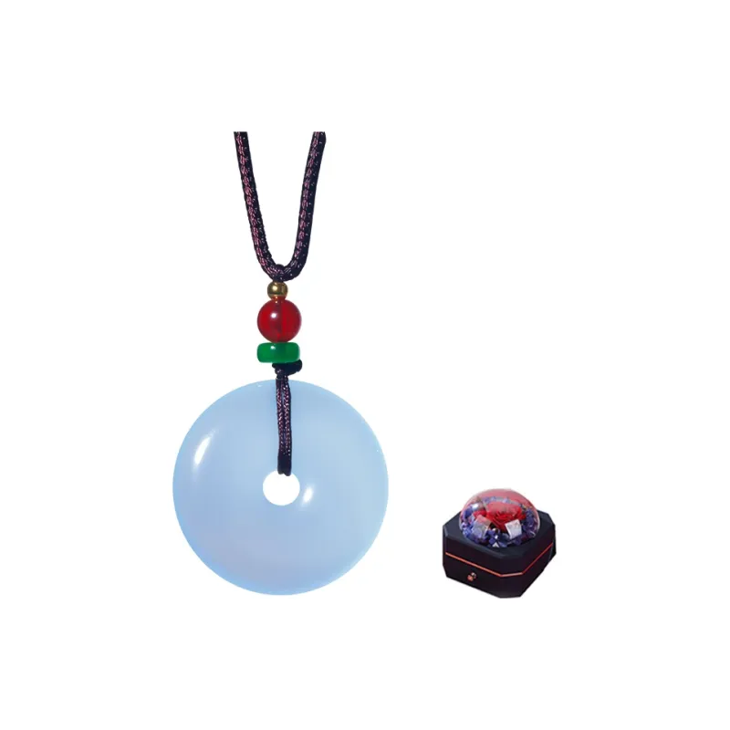 D.Get Chalcedony Necklaces Unisex-7