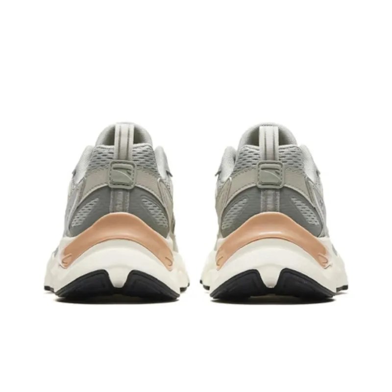 Anta Millennium 7 Cushioning Wear Resistant Low Top Casual Shoes Women's Gray White-3