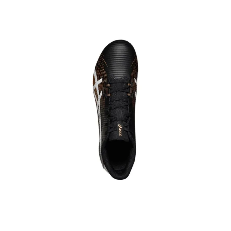 Asics Hyper Sprint 8 Cushioning, Wear Resistant Low Top Running Shoes Unisex Black Gold-2