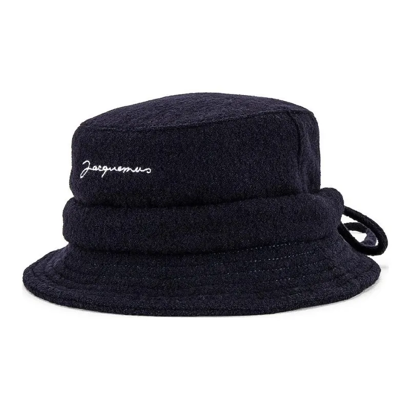 Jacquemus Wool Bucket Hats Men's Blue-0