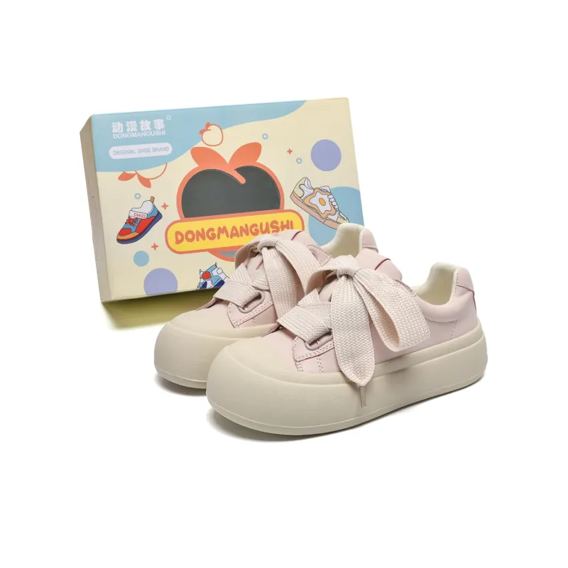 Anime Story Slip Resistant, Abrasion Resistant, Lightweight Low Top Skateboard Shoes Women's-0