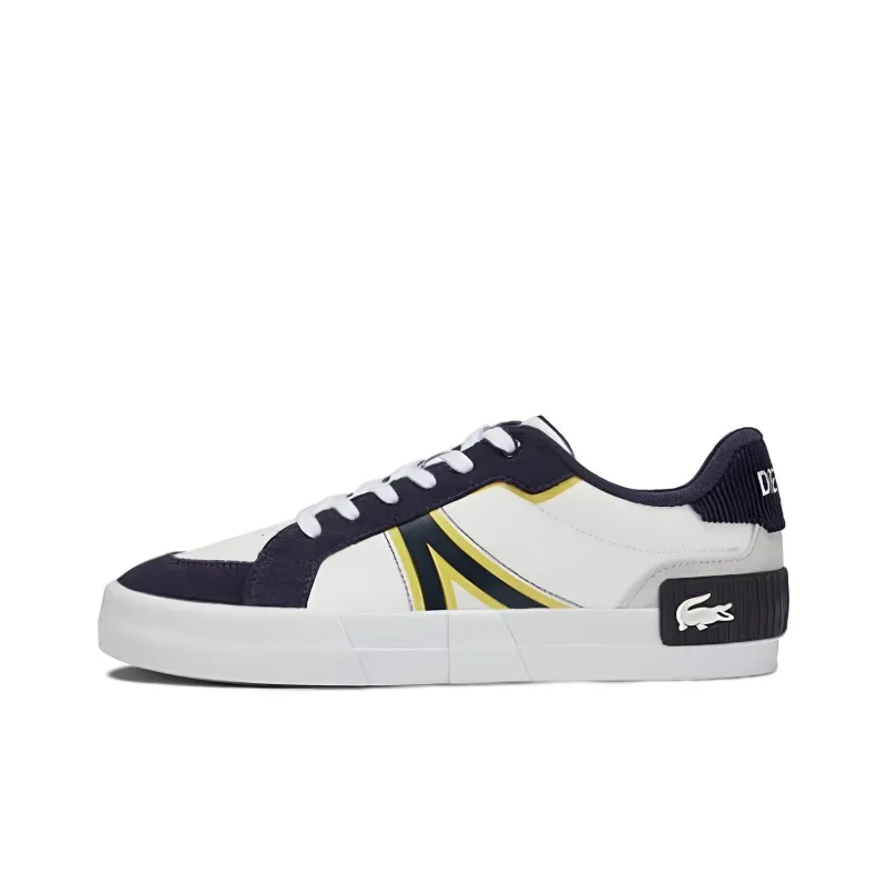 LACOSTE Low Top Skateboard Shoes Men's Blue White-0