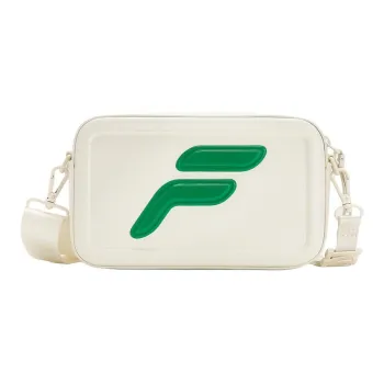FILA FUSION Polyurethane Camera Bags Crossbody Bags Extra Small Unisex Beige