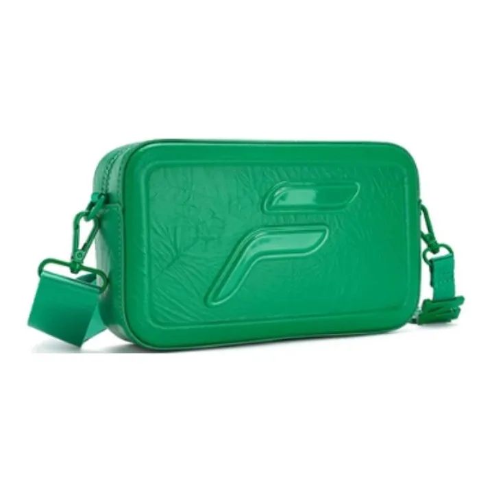 FILA FUSION Polyurethane Camera Bag, Shoulder Bag, Crossbody Bag Unisex Ice Refreshing Green-2