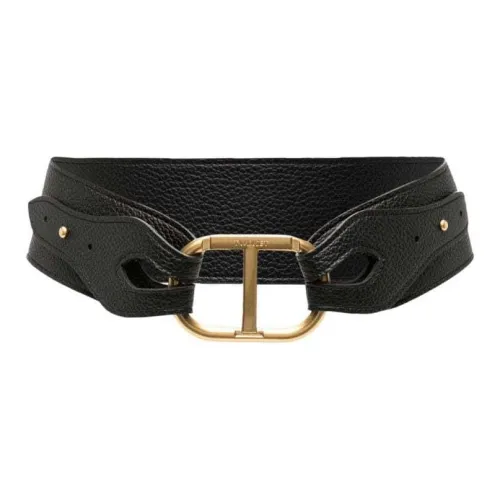 Twinset Logo-buckle Faux-leather Belt