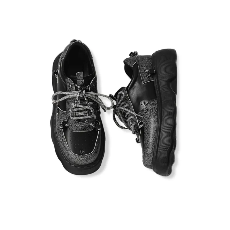 Lady's House Low-Top Life And Leisure Men's Black-3