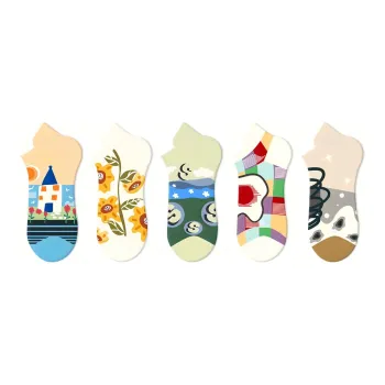 RUMEE FOR No-Show Socks Unisex 5 Pack