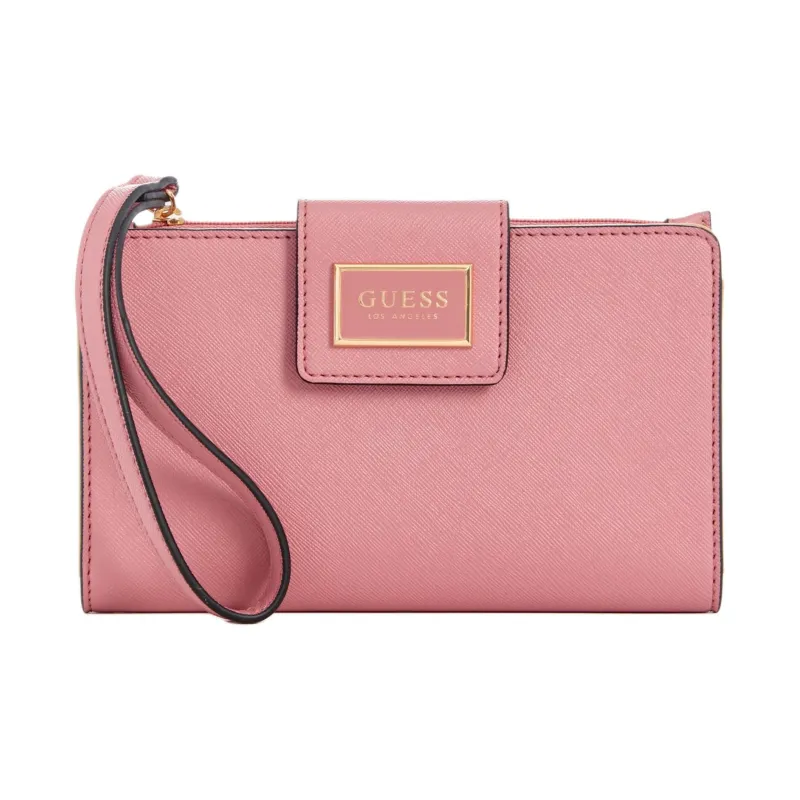 GUESS Artificial Leather Cell Phone Pouch Storage Bag Unisex Blush Pink-0