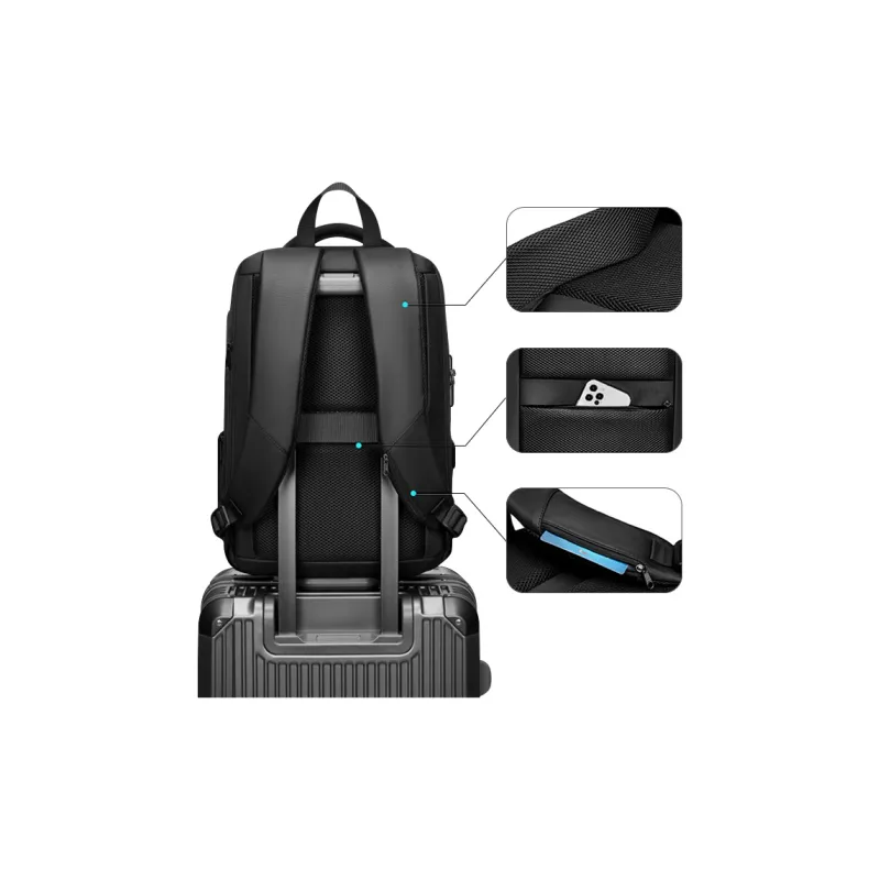 COTECi EVA Backpack Large Size Unisex Black-4