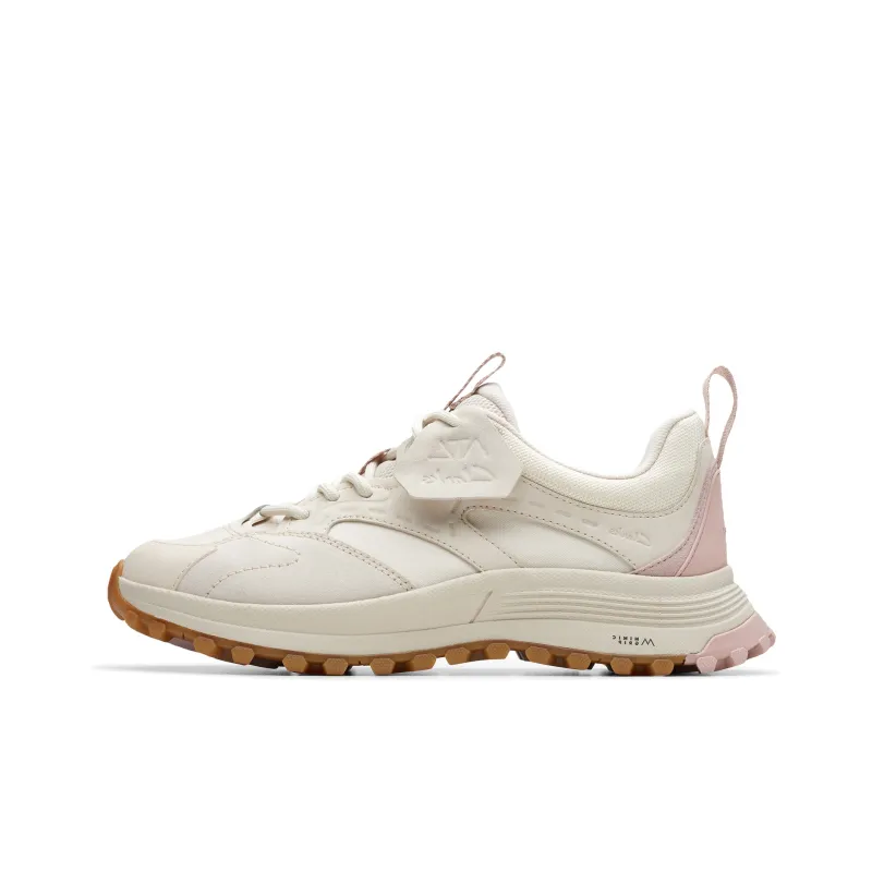 Clarks Waterproof And Breathable Low Top Outdoor Shoes Women's White-0