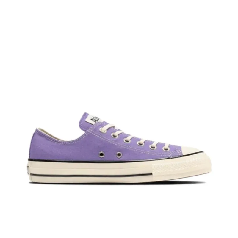 Converse All Star Non slip Lightweight Low Top Canvas Shoes Unisex Purple White Japan Version-1