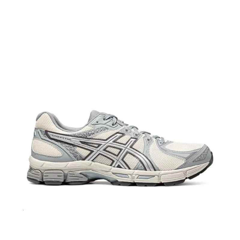 Asics Gel Exalt 2 Cushioned Slip Resistant Low Top Casual Running Shoes Men's White Blue Gray-1