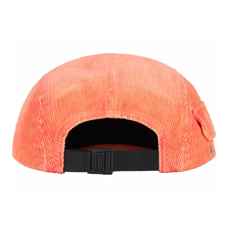 Supreme Cotton Corduroy Baseball Caps Unisex Orange-1