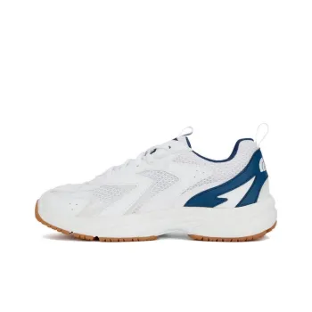 THE NORTH FACE Super Kicks Cushioning, Wear Resistant Low Top Running Shoes Unisex White Blue