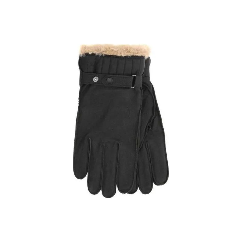 BARBOUR Knit Gloves Men's Black-1