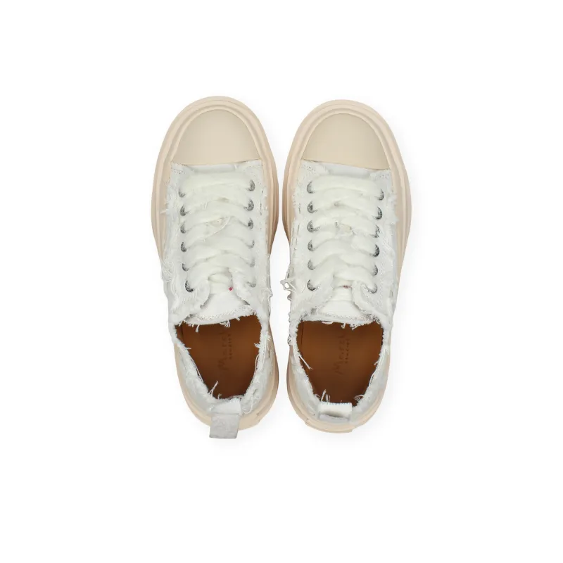 MARCHE STUDIOS Sardine Flow Non slip Lightweight Low Top Canvas Shoes Unisex White-2