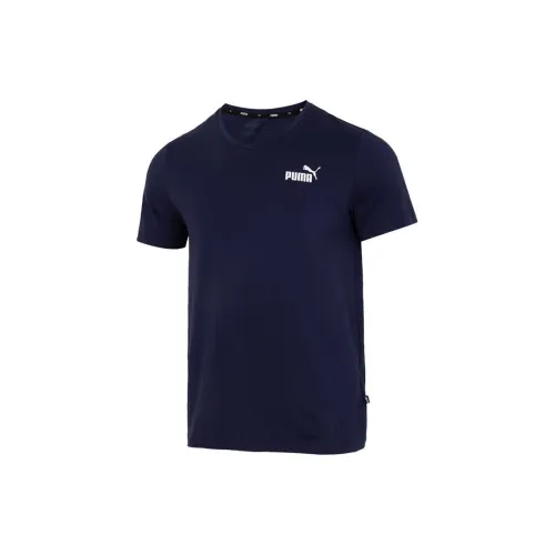 PUMA T-Shirts Men Navy Blue