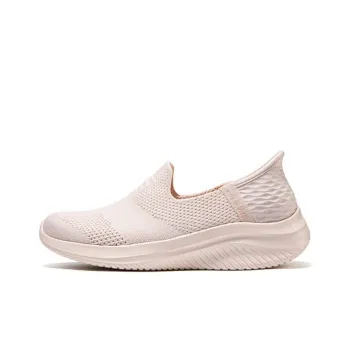 Skechers Slip Ins Hands Free Slip Ins Cushioning Wear Resistant Low Top Casual Shoes Women's Beige