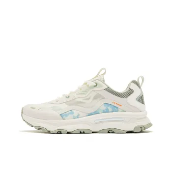 QIAODAN Cloud Travel 2.0 Abrasion Resistant Low Top Casual Shoes Men's Beige Green