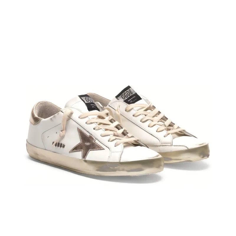 Golden Goose Super-Star Classic "White/Gold" Sneakers-1