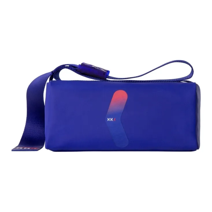 XINXIAKE Fabric Toast Crossbody Bag Small Size Unisex White/Black/Blue-4