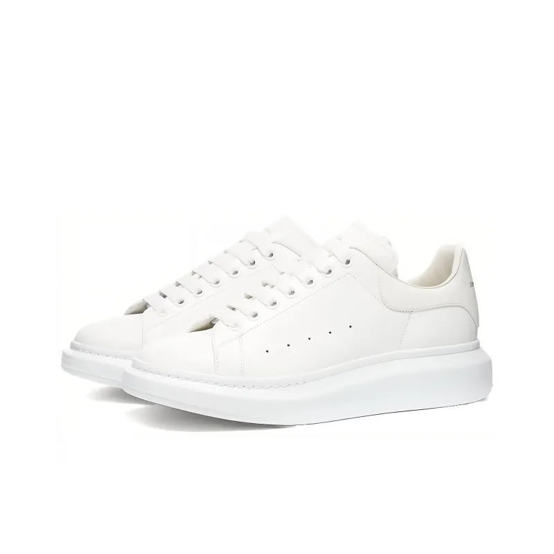 Alexander McQueen Glow In The Dark Heel Tab 'White'-2
