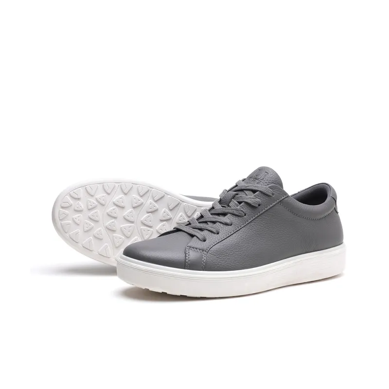 ELLE HOMME Low Top Skateboard Shoes Men's White Gray-2